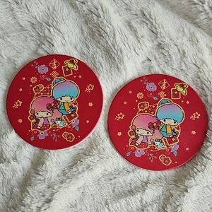 Red Cartoon Character Coasters